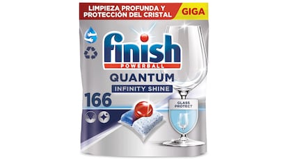 Paquete con 166 pastillas de Finish Powerball.