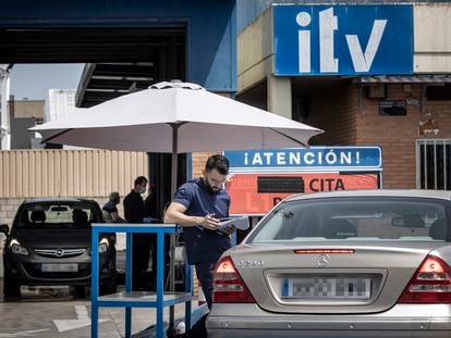 La ITV del polígono de Vara de Quart, de Valencia, en una imagen de esta mañana.