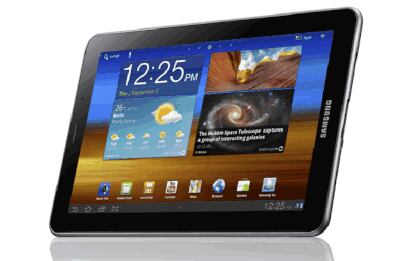 Samsung Tab 7.7, con una gran pantalla de 7.7 pulgadas Super AMOLED Plus