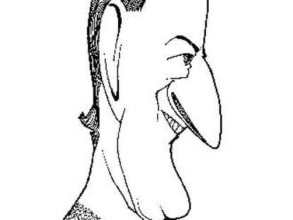 Caricatura de Guillermo Mesonero-Romanos
