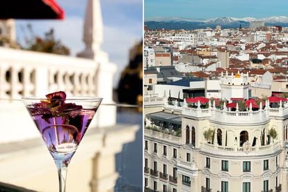 Un cóctel (con vistas a la Gran Vía) es lo principal. En La Terraza de The Principal, que permite vigilar desde las alturas el cruce donde esta arteria se ensancha hacia Cibeles. El bartender Manel Vehí ha creado para este espacio cócteles como Manuya, Sinaloa o Naomi. Pero hay opciones para todos los gustos: también preparan clásicos como el Mojito o el Bloody Mary.