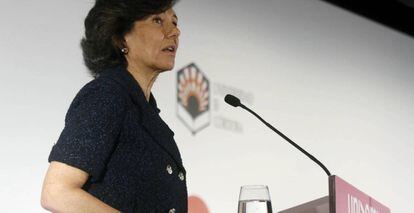 La presidenta del Banco Santander, Ana Bot&iacute;n. 