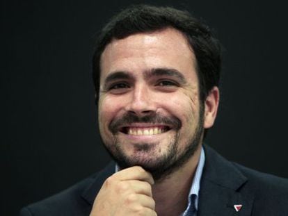 El candidato de IU a la Presidencia del Gobierno, Alberto Garz&oacute;n. 