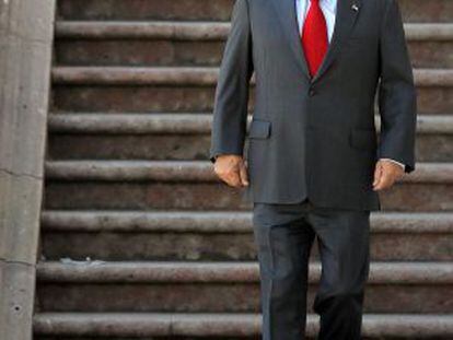 El presidente de Chile, Pi&ntilde;era, el lunes 20 de enero.