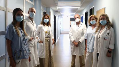 El equipo de la clínica AdCom del Hospital Gregorio Marañón, el primer centro público para tratar las adicciones a las nuevas tecnologías.