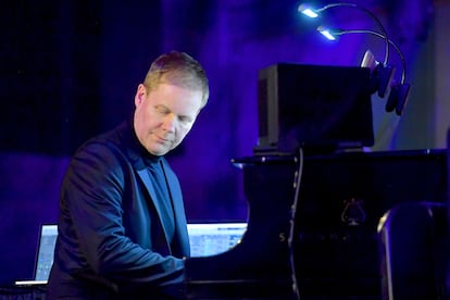 El compositor Max Richter, en el festival de Sundance, en enero de 2020, en Park City (Utah).