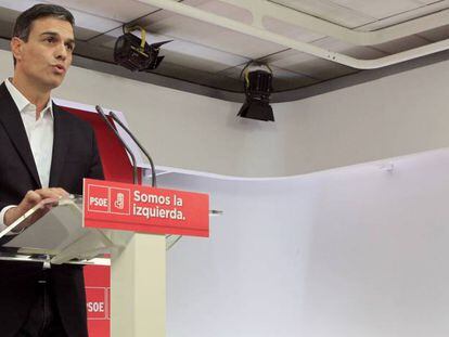 Pedro S&aacute;nchez, secretario general del PSOE