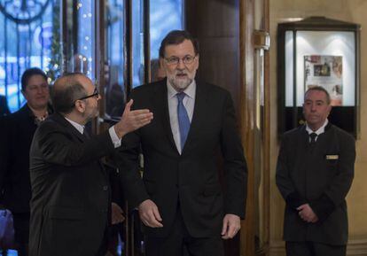 Mariano Rajoy, Presidente del Gobierno, en el Spain Investors Day, en el Hotel Ritz de Madrid, el pasado 8 de enero.