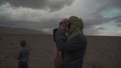 Fotograma de la película Fragmentos desde el cielo, del realizador audiovisual Adnane Baraka.