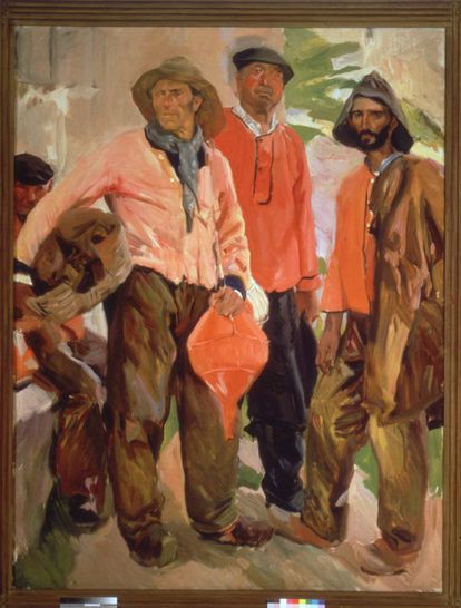 'Tipos de Lequeitio' (1912), de Joaquín Sorolla.