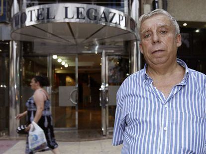 Juan Sánchez, dueño del hotel Legazpi, (Murcia).