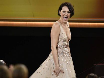 Phoebe Waller-Bridge, durante la gala de entrega de los Emmy.