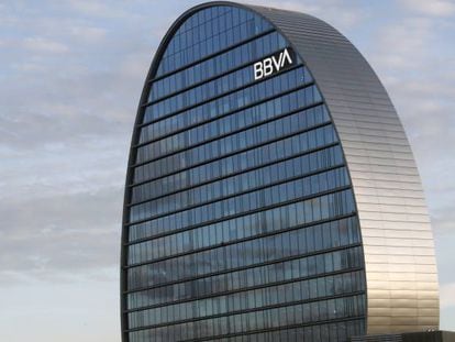 SEde operativa de BBVA en Madrid, en Las Tablas. Edificio La Vela