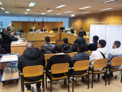 Imagen de archivo de un juicio en la Audiencia Provincial de Madrid.