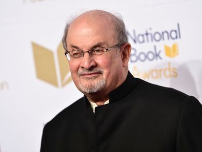 Salman Rushdie, en la gala de los National Book Awards de 2017.
