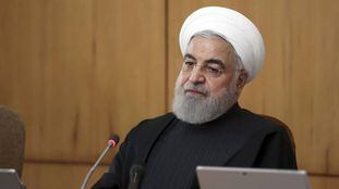 El presidente de Irán, Hasan Rohani, a principios de este año.