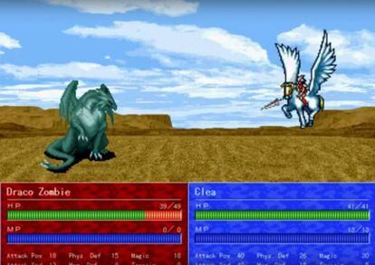 Una imagen de combate del videojuego 'Fire Emblem Gaiden'.