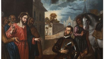 'Cristo y el centurión', obra de Francisco Caro perteneciente al Museo del Prado y pintada en el segundo tercio del siglo XVII, es una de las representaciones de este conocido episodio del Evangelio que sigue siendo objeto de debate.