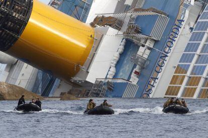 El crucero Costa Concordia.