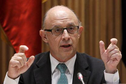 El ministro de Hacienda, Cristóbal Montoro.