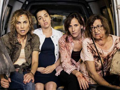 Las protagonistas de la serie 'Señoras del (h)ampa', cocreada por Abril Zamora. 