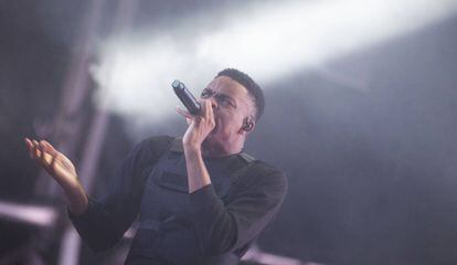 Vince Staples, durante su actuación en el Primavera Sound. 