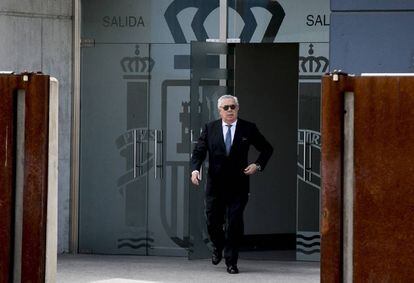 El expresidente de Isolux Luis Delso, en marzo pasado en la Audiencia Nacional.