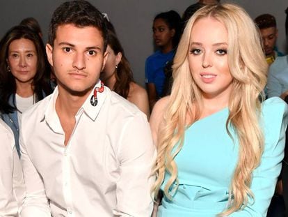 Tiffany Trump y Michael Boulos, en la Semana de la Moda de Nueva York, el pasado septiembre.