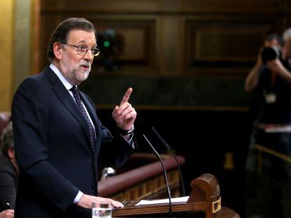 El presidente del Gobierno en funciones, Mariano Rajoy, este viernes.