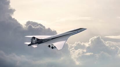 Recreación del aspecto del Overture de Boom Supersonic, en una imagen facilitada por la empresa.