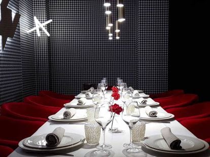 Reservado del restaurante Xanverí, en Madrid.