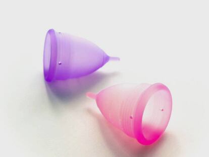 Copas menstruales de la marca Mimacup.