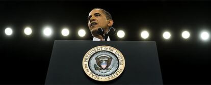 Obama, durante su discurso en la Academia Militar de West Point