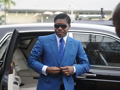 Teodoro Nguema Obiang Mangue, 'Teodorín', vicepresidente de Guinea Ecuatorial e hijo del presidente del país, en una imagen de 2013.