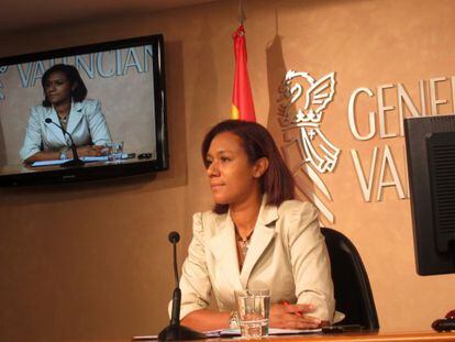Lola Johnson, portavoz del Gobierno valenciano.