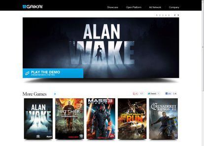 El portal Gaikai, socio de Samsung en el sector del videojuego.