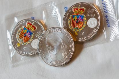 La moneda conmemorativa de la mayoría de edad de la Princesa Leonor de Borbón