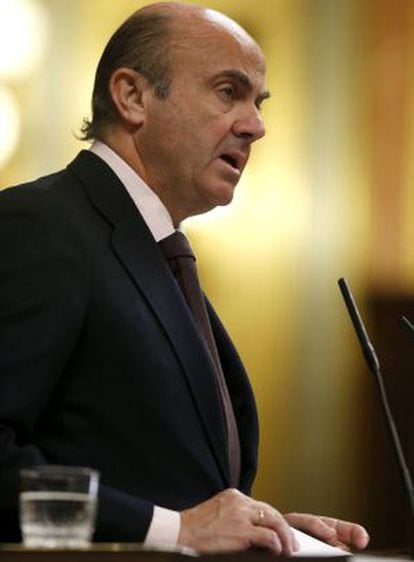 El ministro de Economía y Competitividad, Luis de Guindos.