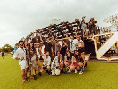 Los ganadores de 'Festivaleando' en el Mad Cool 2019.