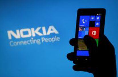 Un smartphone Nokia Lumia