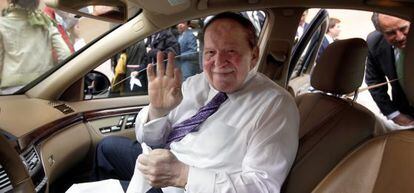 Sheldon Adelson, durante una visita a Madrid en 2012