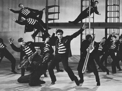 Elvis Presley en &#039;Jailhouse rock&#039;