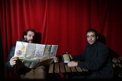 Fernando Sánchez-Cabezudo y Juan garcía Calvo, creadores de Storywalker.
