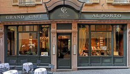 Grand Café Al Porto, abierto en 1803 en Lugano (Suiza).