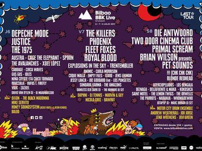 Cartel del Bilbao BBK Live