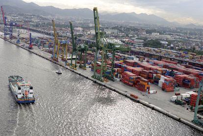 El puerto de Guanabara, en Río de Janeiro, ha visto multiplicarse su actividad.