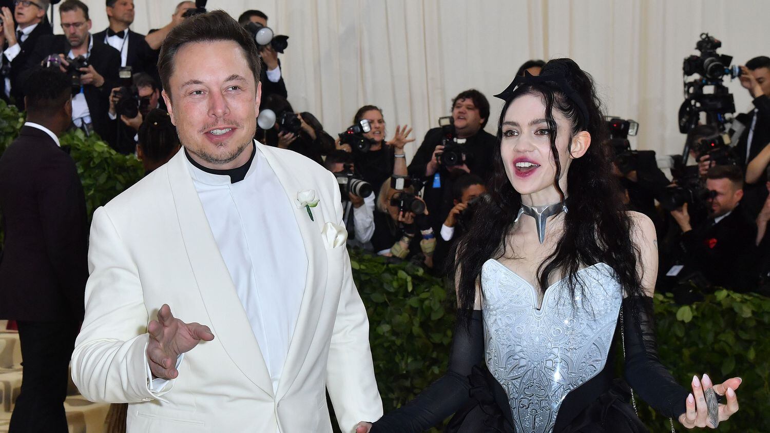 Elon Musk y Grimes, en la gala Met de 2018.