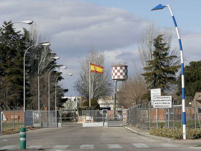 Acuartelamiento de la base aérea de Getafe.