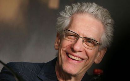 El director canadiense David Cronenberg, en Cannes.