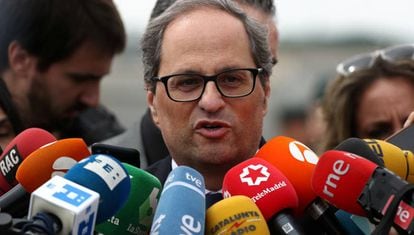 Quim Torra, president de la Generalitat, la pasada semana.